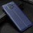 Custodia Silicone Morbida In Pelle Cover WL1 per Xiaomi Redmi Note 9 5G Blu