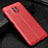 Custodia Silicone Morbida In Pelle Cover WL1 per Xiaomi Redmi Note 9T 5G Rosso