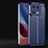 Custodia Silicone Morbida In Pelle Cover WL2 per Xiaomi Mi 13 Pro 5G Blu