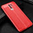 Custodia Silicone Morbida In Pelle Cover WL2 per Xiaomi Poco M2 Rosso