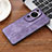 Custodia Silicone Morbida In Pelle Cover YZ2 per Huawei P60 Art Lavanda