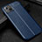 Custodia Silicone Morbida In Pelle Cover Z01 per Apple iPhone 15 Blu