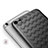 Custodia Silicone Morbida In Pelle per Apple iPhone 6S Nero