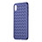 Custodia Silicone Morbida In Pelle per Apple iPhone X Blu