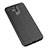 Custodia Silicone Morbida In Pelle Q01 per Huawei Mate 20 Lite Nero