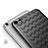 Custodia Silicone Morbida In Pelle W02 per Apple iPhone 6 Plus Nero