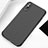 Custodia Silicone Morbida Line per Apple iPhone Xs Nero