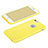 Custodia Silicone Morbida Lucido con Foro per Apple iPhone 6 Giallo