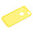 Custodia Silicone Morbida Lucido con Foro per Apple iPhone 6 Giallo