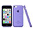 Custodia Silicone Morbida Opaca per Apple iPhone 5C Viola