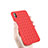 Custodia Silicone Morbida Spigato per Apple iPhone X Rosso