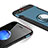 Custodia Silicone Opaca con Anello Supporto per Apple iPhone 8 Plus Blu