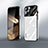 Custodia Silicone Specchio Laterale Cover AT2 per Apple iPhone 14 Pro Max Bianco