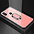 Custodia Silicone Specchio Laterale Cover con Magnetico Anello Supporto per Xiaomi Mi 8