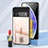 Custodia Silicone Specchio Laterale Cover LS1 per Google Pixel 6 Pro 5G Oro Rosa