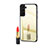 Custodia Silicone Specchio Laterale Cover M01 per Samsung Galaxy S21 FE 5G Oro
