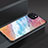 Custodia Silicone Specchio Laterale Cover M02 per Apple iPhone 13 Multicolore