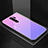 Custodia Silicone Specchio Laterale Cover M02 per Xiaomi Redmi Note 8 Pro Viola