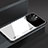 Custodia Silicone Specchio Laterale Cover M03 per Apple iPhone 13 Pro Max Bianco