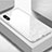 Custodia Silicone Specchio Laterale Cover per Apple iPhone X Bianco