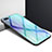 Custodia Silicone Specchio Laterale Cover per Oppo AX5 Cielo Blu