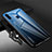 Custodia Silicone Specchio Laterale Cover per Samsung Galaxy A20s Blu