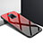 Custodia Silicone Specchio Laterale Cover per Xiaomi Redmi 10X 5G Rosso