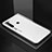 Custodia Silicone Specchio Laterale Cover per Xiaomi Redmi Note 8 Bianco