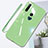 Custodia Silicone Specchio Laterale Cover T01 per Huawei P Smart+ Plus (2019) Verde