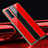 Custodia Silicone Specchio Laterale Cover T01 per Oppo Find X2 Neo Rosso