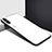 Custodia Silicone Specchio Laterale Cover T01 per Xiaomi Redmi 9i Bianco