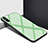 Custodia Silicone Specchio Laterale Cover T01 per Xiaomi Redmi 9i Verde Pastello