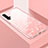 Custodia Silicone Specchio Laterale Cover T03 per Huawei Nova 5 Pro Rosa