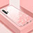 Custodia Silicone Specchio Laterale Cover Z04 per Huawei Honor 20 Pro Rosa