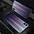 Custodia Silicone Specchio Laterale Sfumato Arcobaleno Cover A01 per Apple iPhone Xs Max