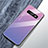 Custodia Silicone Specchio Laterale Sfumato Arcobaleno Cover A01 per Samsung Galaxy S10 Plus