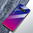 Custodia Silicone Specchio Laterale Sfumato Arcobaleno Cover A01 per Samsung Galaxy S10 Plus Rosa Caldo