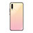 Custodia Silicone Specchio Laterale Sfumato Arcobaleno Cover H01 per Samsung Galaxy A70S Oro Rosa