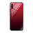 Custodia Silicone Specchio Laterale Sfumato Arcobaleno Cover H01 per Samsung Galaxy A70S Rosso