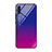 Custodia Silicone Specchio Laterale Sfumato Arcobaleno Cover H01 per Samsung Galaxy A90 5G Rosa Caldo