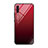 Custodia Silicone Specchio Laterale Sfumato Arcobaleno Cover H01 per Samsung Galaxy A90 5G Rosso