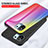 Custodia Silicone Specchio Laterale Sfumato Arcobaleno Cover H03 per Xiaomi Mi 11 Lite 4G