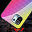 Custodia Silicone Specchio Laterale Sfumato Arcobaleno Cover H03 per Xiaomi Mi 11 Lite 5G