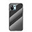 Custodia Silicone Specchio Laterale Sfumato Arcobaleno Cover H03 per Xiaomi Mi 11 Lite 5G Nero