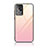 Custodia Silicone Specchio Laterale Sfumato Arcobaleno Cover JD1 per Samsung Galaxy A33 5G Rosa