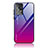 Custodia Silicone Specchio Laterale Sfumato Arcobaleno Cover JD1 per Samsung Galaxy A33 5G Rosa Caldo