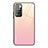 Custodia Silicone Specchio Laterale Sfumato Arcobaleno Cover JM1 per Xiaomi Redmi Note 11 4G (2021) Rosa