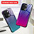 Custodia Silicone Specchio Laterale Sfumato Arcobaleno Cover JM2 per OnePlus Ace 2V 5G