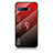 Custodia Silicone Specchio Laterale Sfumato Arcobaleno Cover LS1 per Asus ROG Phone 3 Strix ZS661KS Rosso