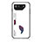 Custodia Silicone Specchio Laterale Sfumato Arcobaleno Cover LS1 per Asus ROG Phone 7 Pro Bianco